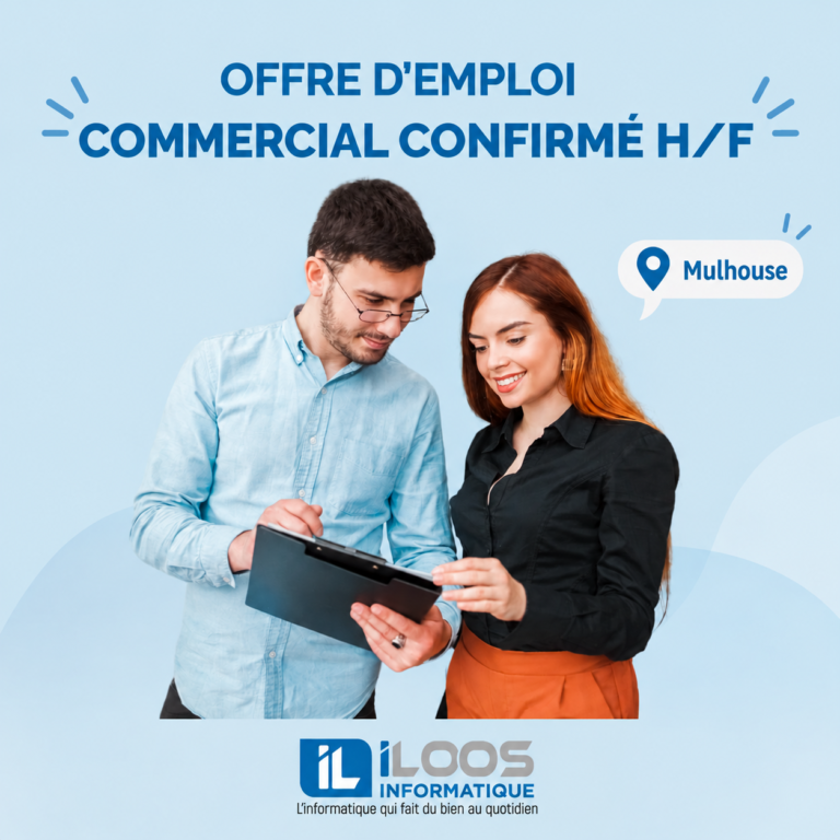 iLoos Informatique recrute un Commercial confirmé BtoB à Mulhouse (H/F)